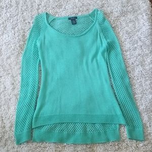 Seafoam Green Sweater Top
